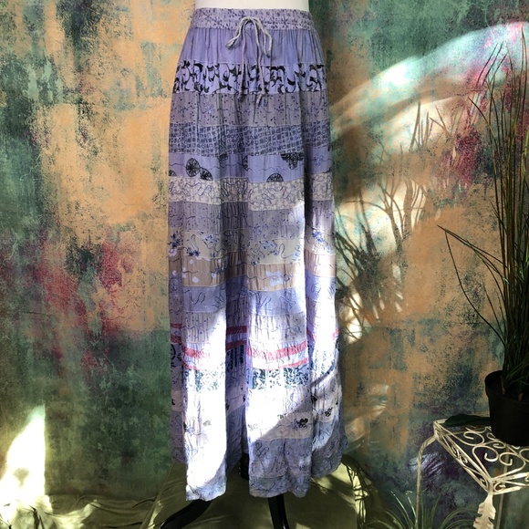 Blue Sky Dresses & Skirts - ⭐️ Blue Sky Unique Boho-Chic-Style Romantic Skirt